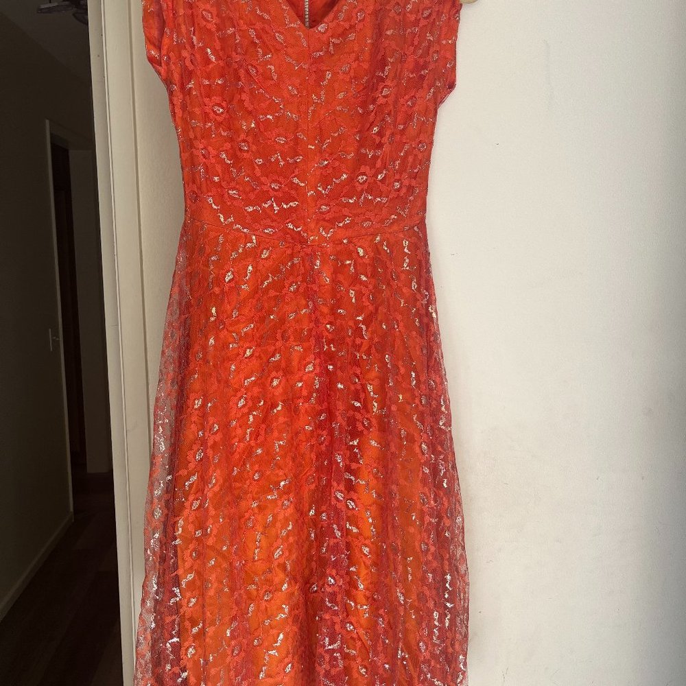 Coral Vintage gown